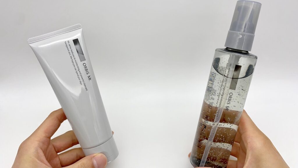 オルビスミスターの2ステップスキンケア（洗顔とオールインワンジェル）