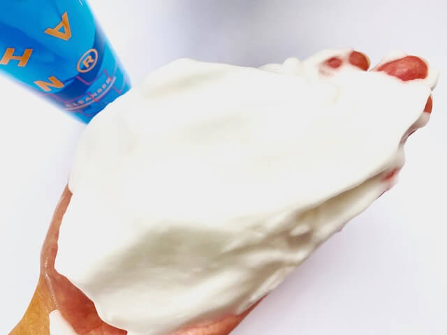 ボッチャンの洗顔料で作ったたくさんの泡
