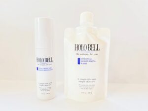 ホロベルのオールインワン化粧水と洗顔料