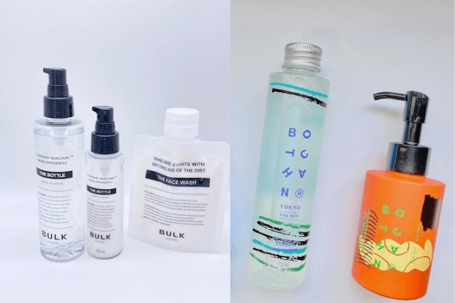 バルクオムとボッチャンのスキンケア用品