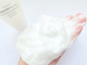 無印良品の洗顔料「保湿洗顔フォーム」