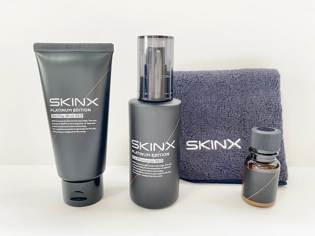 SKINXの洗顔料・化粧水・乳液