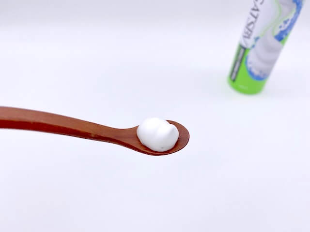ギャツビー「パーフェクト泡洗顔 しっとりタイプ」のテクスチャー