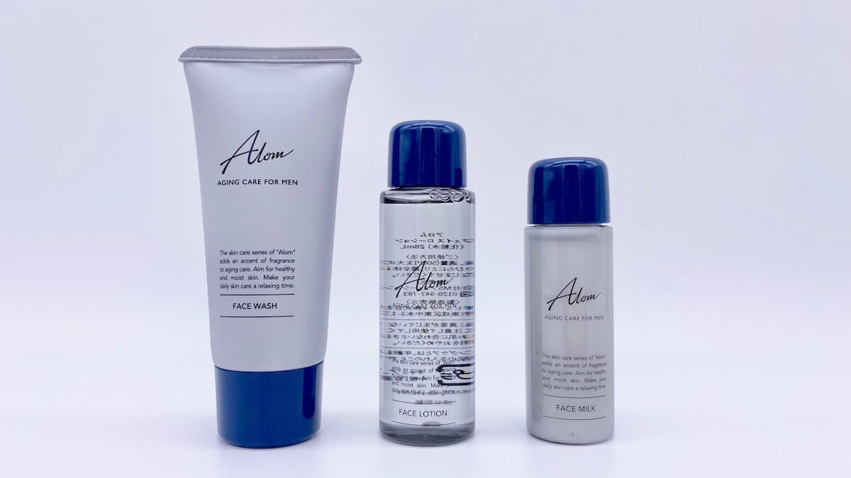 Alomの洗顔料・化粧水・乳液