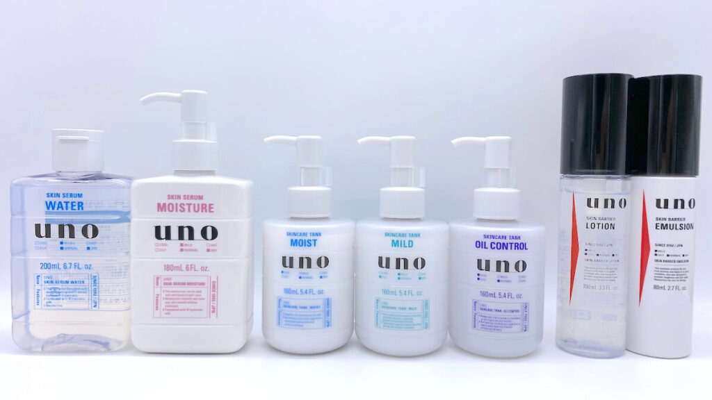 unoの化粧水と乳液