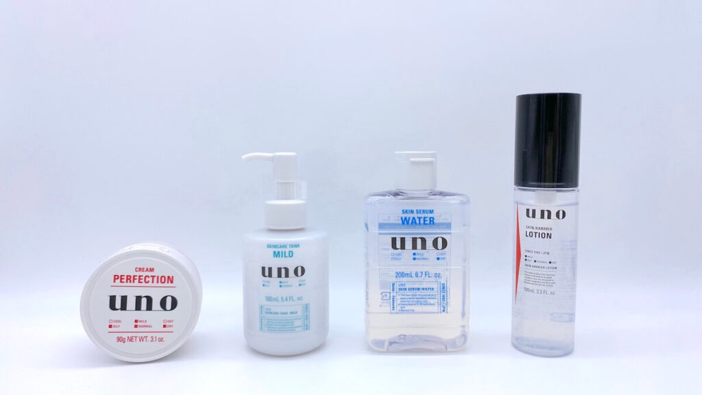unoの化粧水シリーズ4種