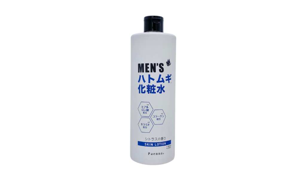 パエンナのメンズハトムギ化粧水