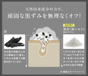ディズム「クリーミーフォームウォッシュ ブラック」黒の毛穴汚れケア成分