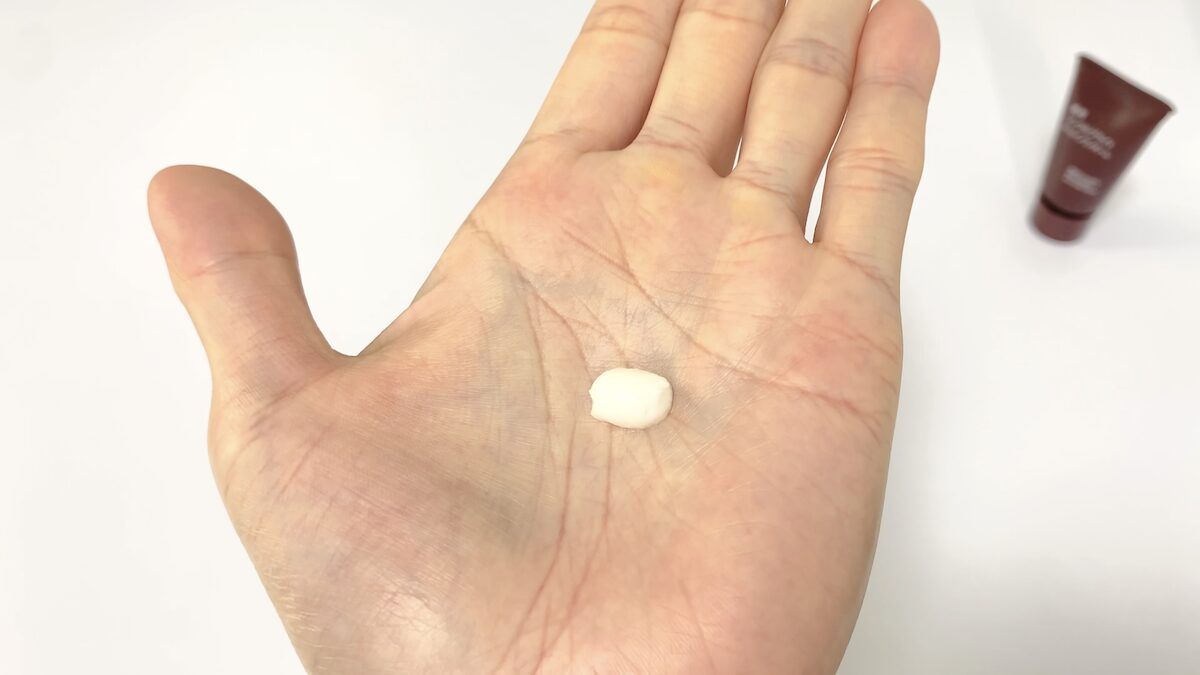 無印良品「薬用リンクルブライトクリーム」のテクスチャー